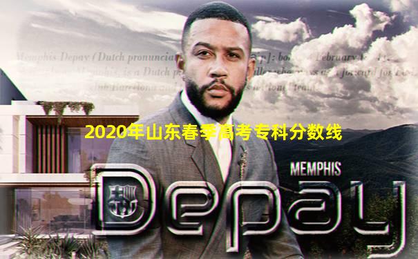 2020年山东春季高考专科分数线