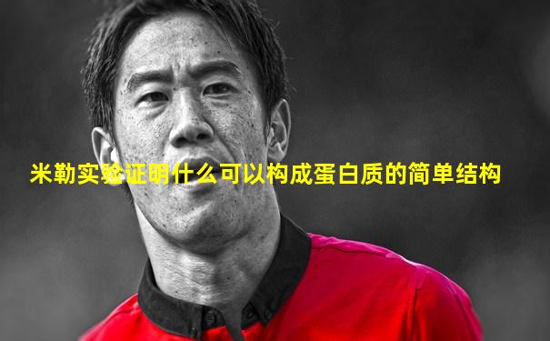 米勒实验证明什么可以构成蛋白质的简单结构