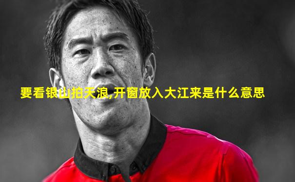 要看银山拍天浪,开窗放入大江来是什么意思