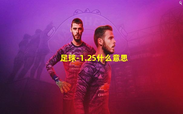 足球-1.25什么意思