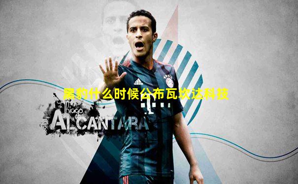 黑豹什么时候公布瓦坎达科技