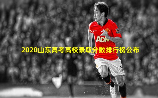 2020山东高考高校录取分数排行榜公布