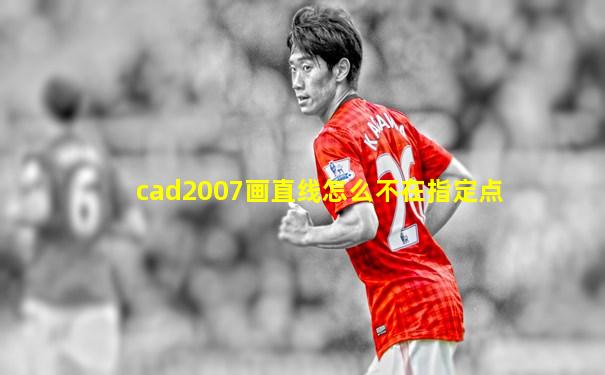 cad2007画直线怎么不在指定点