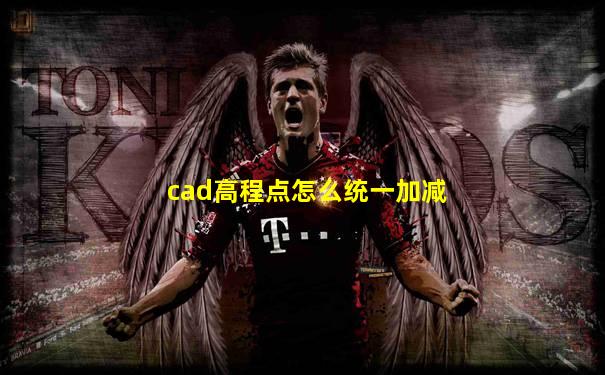cad高程点怎么统一加减