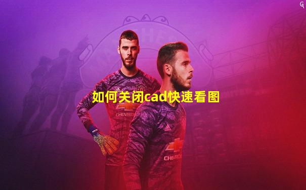 如何关闭cad快速看图