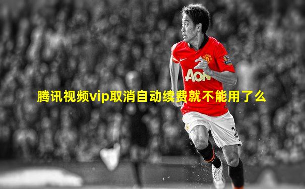 腾讯视频vip取消自动续费就不能用了么